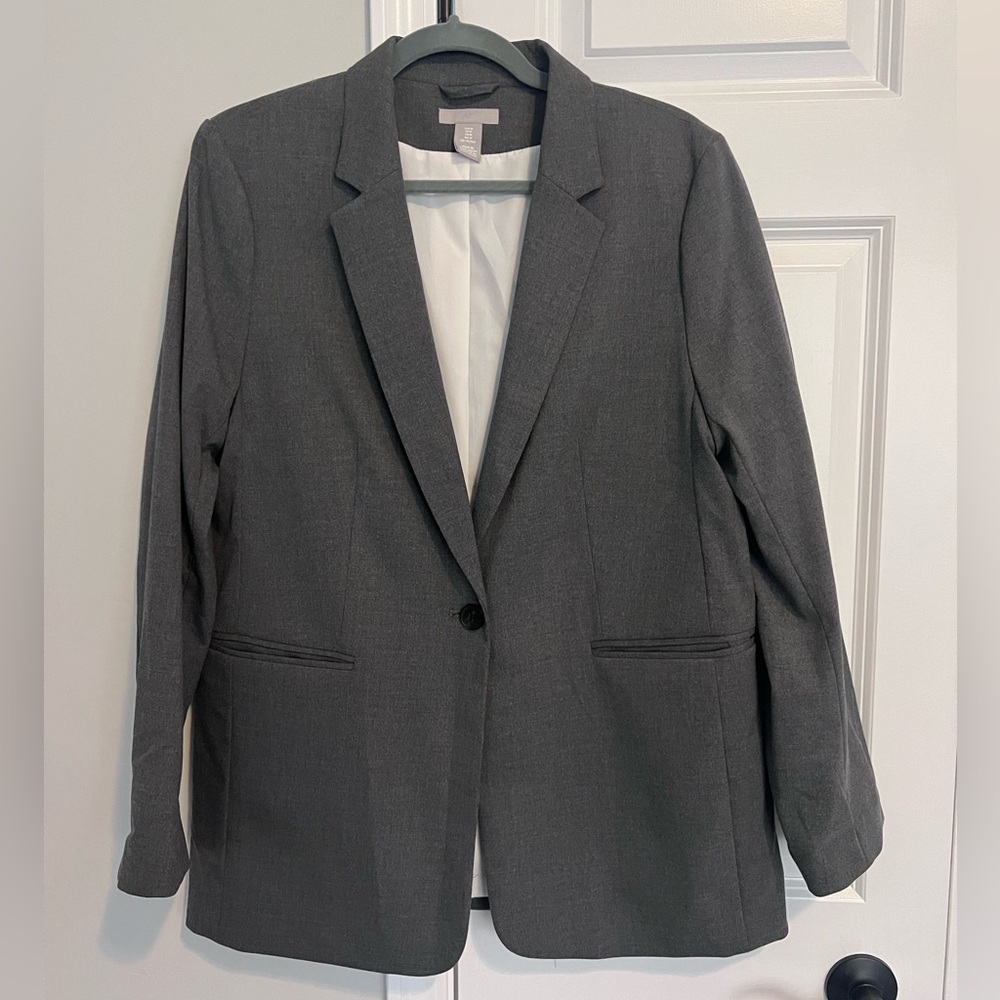 H&M relaxed boyfriend blazer
